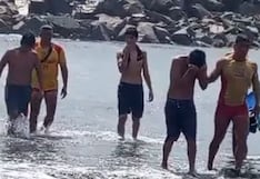 Trujillo: Menor se salva de morir ahogado en mar de Salaverry