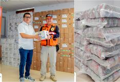 Gore Ica recepciona nuevo lote de 15 toneladas de alimentos no perecibles