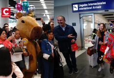Jorge Chávez: Así recibieron a pasajeros que llegaron en primer vuelo internacional (FOTOS)