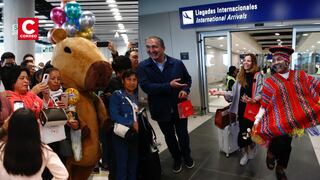 Jorge Chávez: Así recibieron a pasajeros que llegaron en primer vuelo internacional (FOTOS)