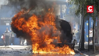 Comas: Incendio de camión cisterna generó alarma en Collique (FOTOS)