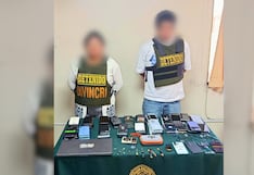 Caen “Los Huacos”: Banda vendía celulares robados en galería del Cercado de Arequipa