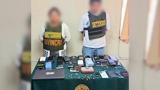 Caen “Los Huacos”: Banda vendía celulares robados en galería del Cercado de Arequipa