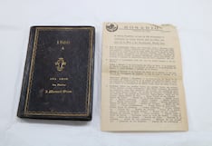 Ministerio de Cultura recupera en el Callao libro que perteneció a la hermana de Miguel Grau