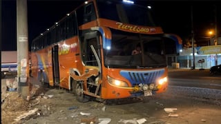 La Libertad: Atentan con explosivo contra un ómnibus de transporte de personal en Virú