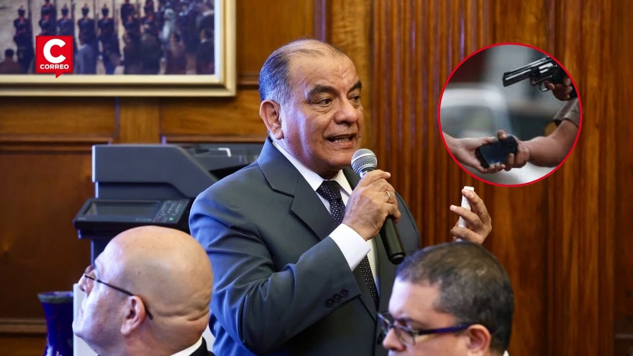 César Astudillo tras afirmar que ola criminal es “percepción mediática”: “Me he expresado mal”. Composición: Diario Correo.