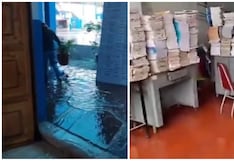 Colegio Manuel Muñoz Nájar se inunda en Arequipa