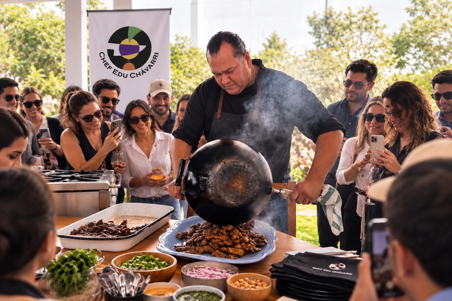 La comida puede convertirse en parte del entretenimiento de una celebración. Desde preparaciones en vivo hasta estaciones y degustaciones, un chef explica qué considerar antes de elegir.