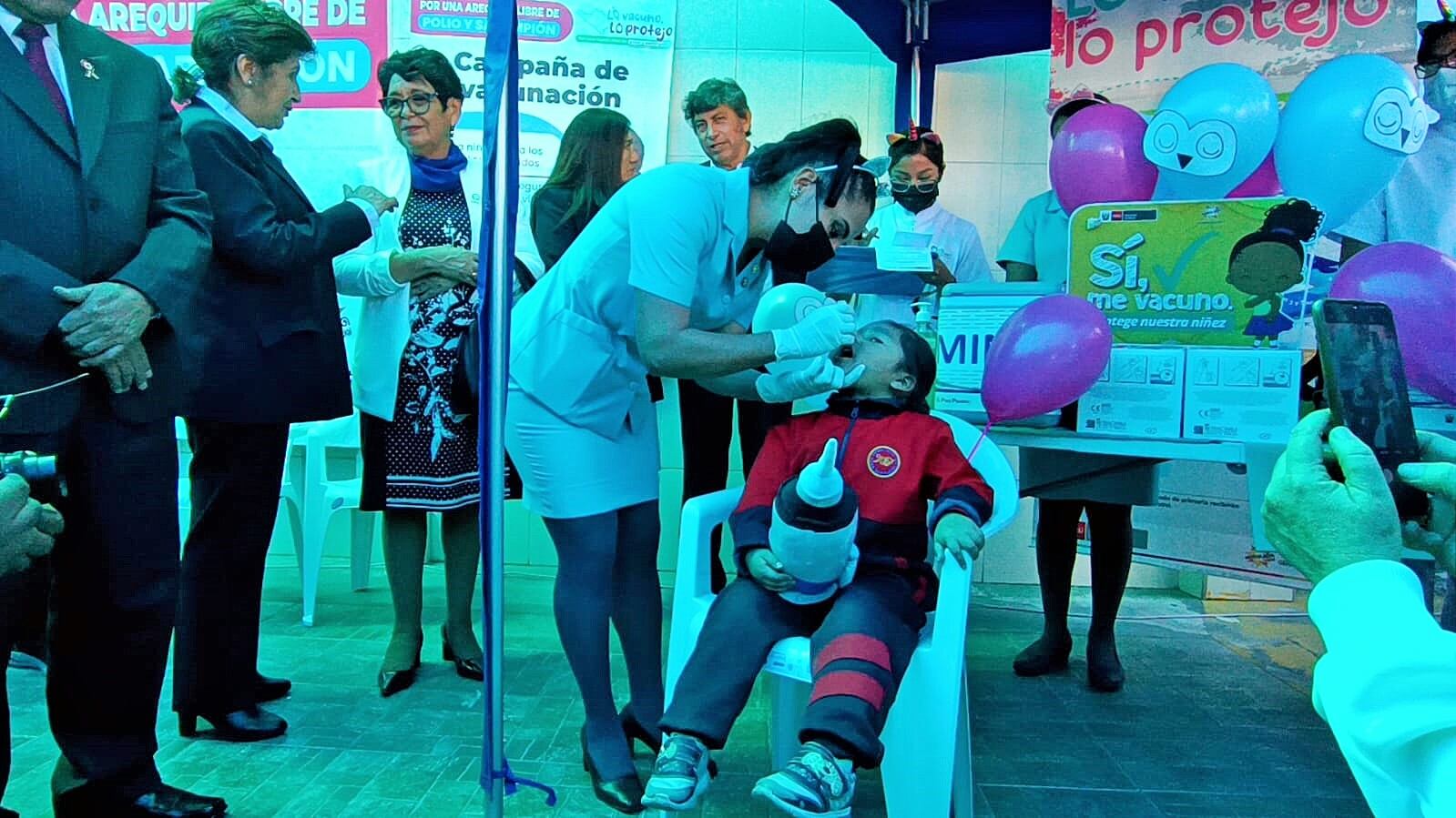 Jornada de vacunación en Arequipa. Foto: GEC