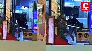 Independencia: Delincuentes armados asaltan tienda de celulares en Megaplaza (VIDEO)