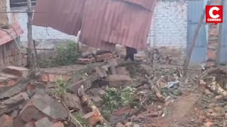 Huancayo: Un camión destruyó la pared y portón de la vivienda una octogenaria