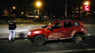 SJM: un delincuente murió y dos resultaron heridos tras persecución policial en la Panamericana Sur