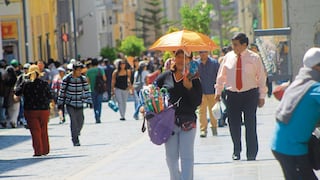 Otoño con temperatura elevada y alta radiación UV en Arequipa