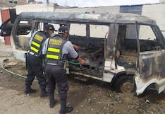 San Juan de Miraflores: Reportan que combi se incendió en la av. Los Héroes