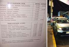 Arequipa: Por alza de combustible, colectivos del valle de Tambo suben 0.50 céntimos el pasaje