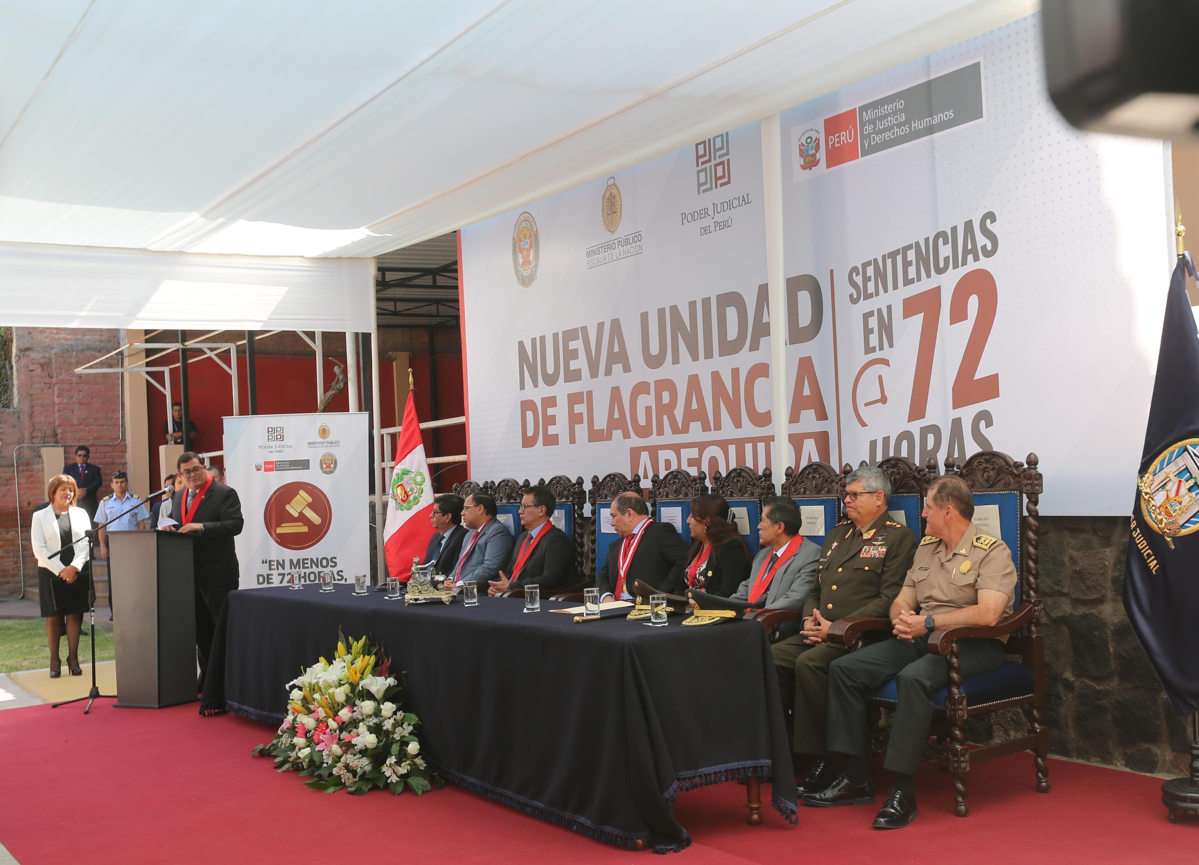 Se juramentó a jueces para la nueva Unidad de Flagrancia. (Foto: Leonardo Cuito)