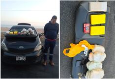 Detienen a sujeto con droga y arma de fuego en carretera a Arequipa