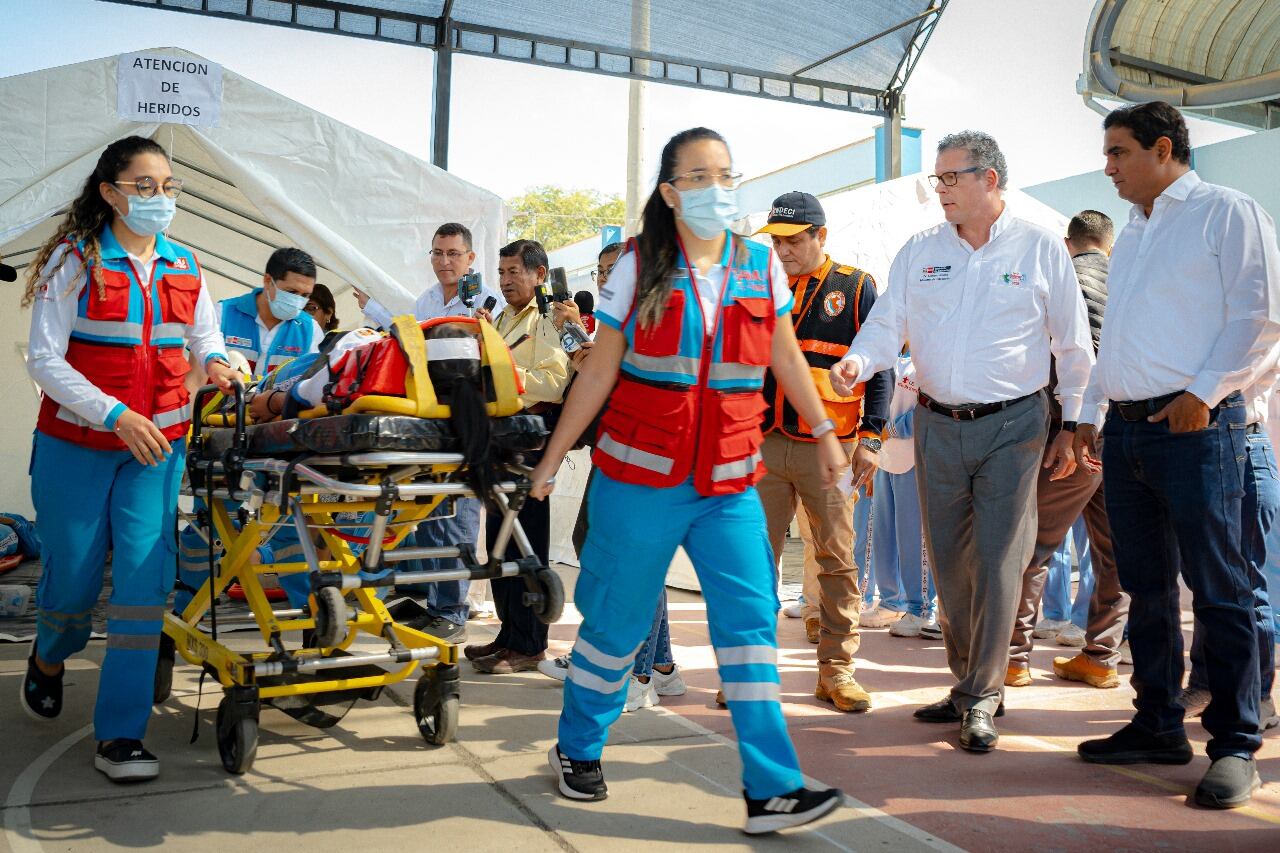 La actividad tuvo como objetivo fortalecer las capacidades de preparación de la población y de todas las organizaciones