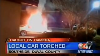 Mujer quemó auto de su pareja por no comprarle helado