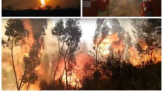 YouTube: Así son los incendios forestales en Cusco