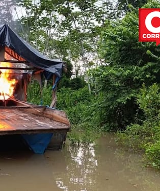 Destruyen tres dragas usadas para minería ilegal en el río Pachitea