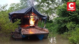 Destruyen tres dragas usadas para minería ilegal en el río Pachitea