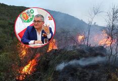 Ministro del Ambiente: Iré al Congreso para informar sobre las acciones ante incendios forestales