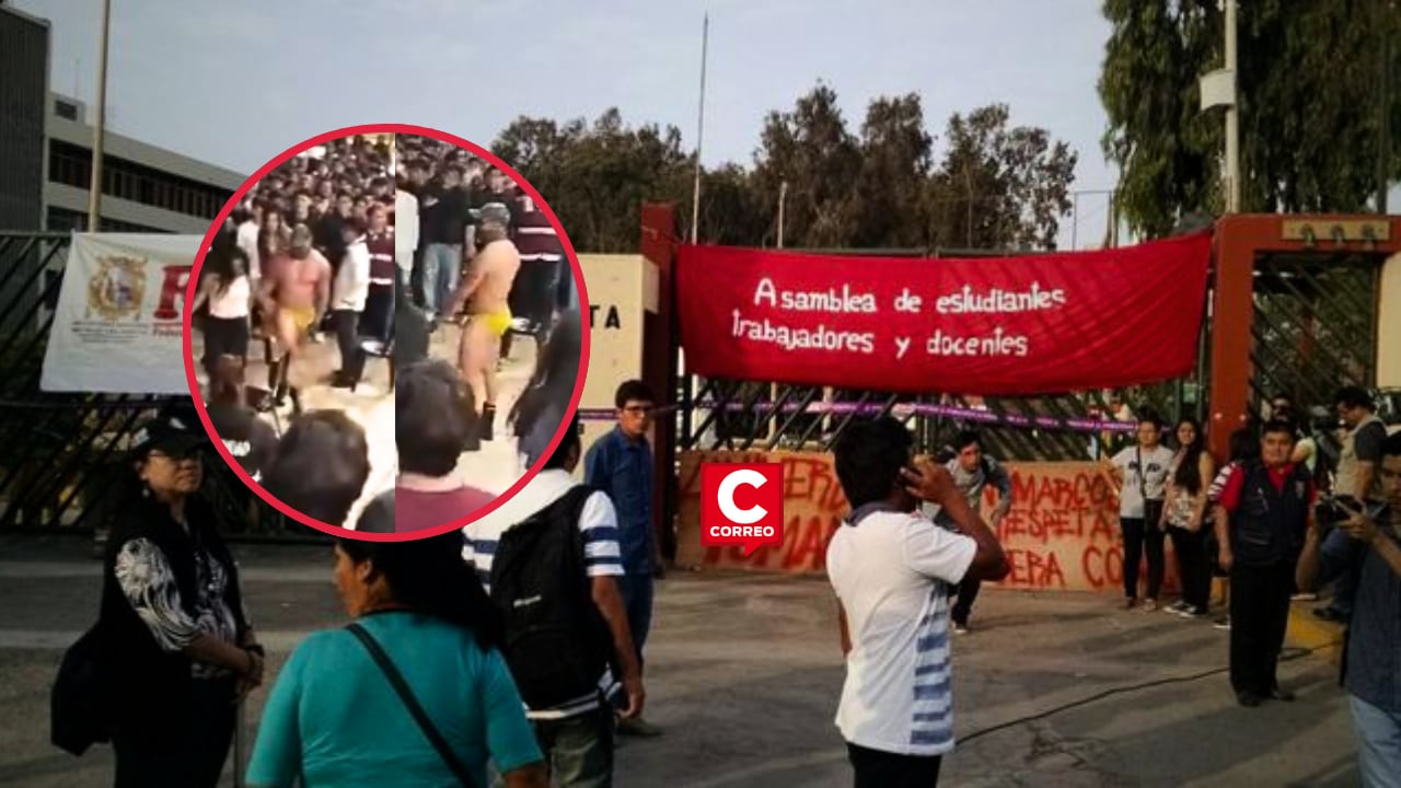UNMSM: estudiantes acusan a grupo político “Hagamos” de organizar polémico evento con strippers. Composición: Diario Correo.