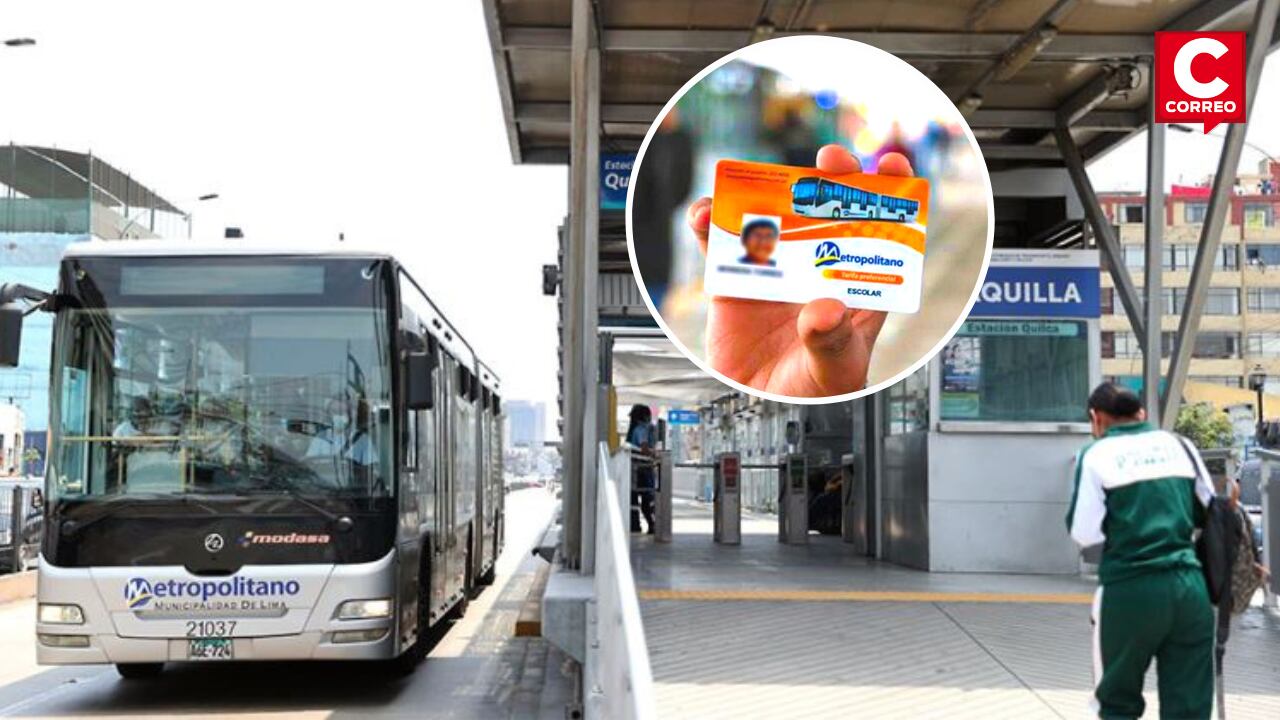 ¿Cómo tramitar la tarjeta escolar del Metropolitano?