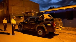 Huancayo: Huyen con 400 kg de hoja de coca pero policías los atrapan