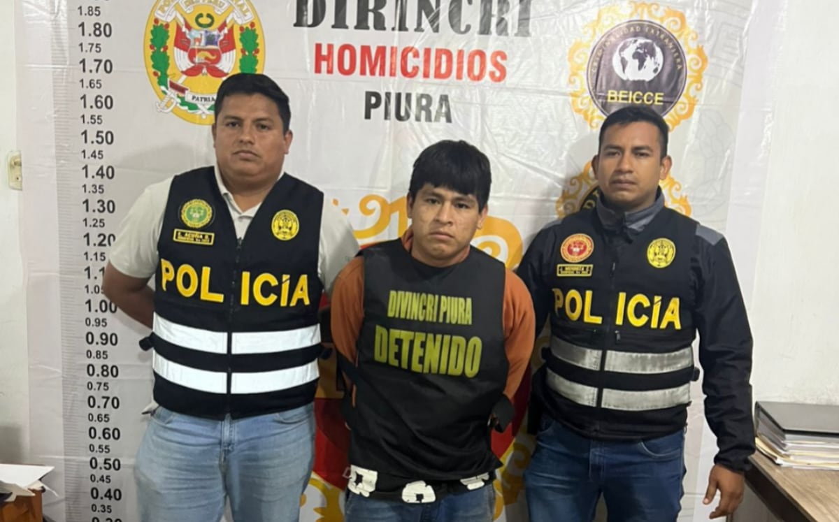 Se encuentra detenido en la Divincri Piura