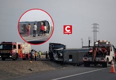 Ica: choque entre bus y camión en la Panamericana Sur deja un muerto y más de 10 heridos en Pisco