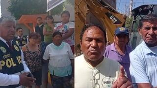 Nasca: vecinos detienen obra de pistas por ausencia de cambio en redes de agua y alcantarillado