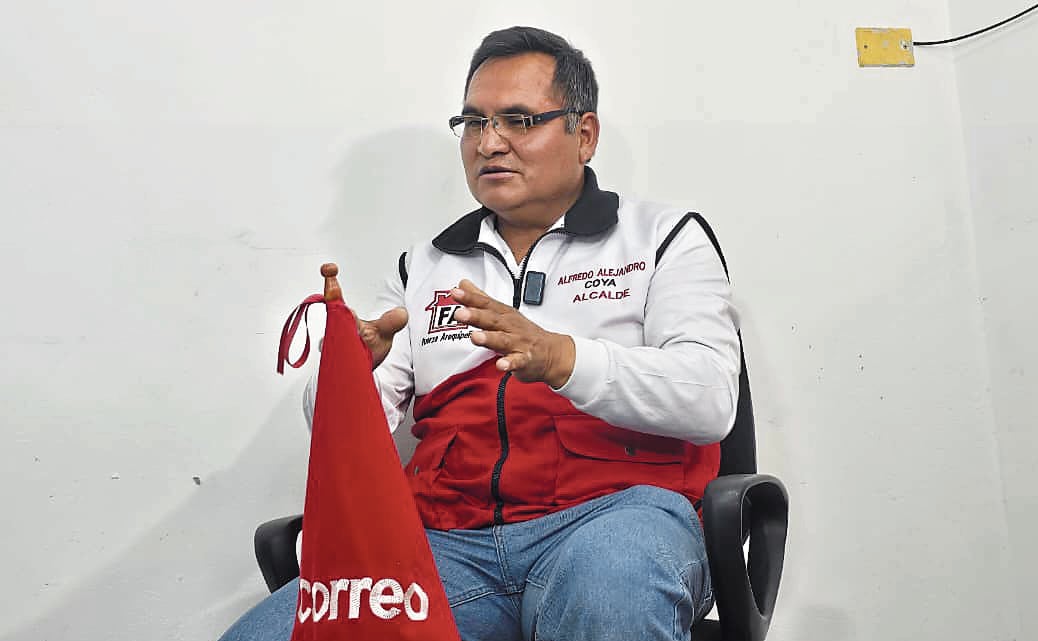 Candidato de Fuerza Arequipeña a la alcaldía del distrito de Cerro Colorado, Saturnino Alfredo Alejandro Coya. (Foto: Omar Cruz/@photo.gec)