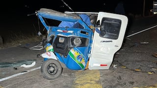 Puno: Mototaxista falleció tras un choque por alcance de vehículos en la carretera Puno-Juliaca