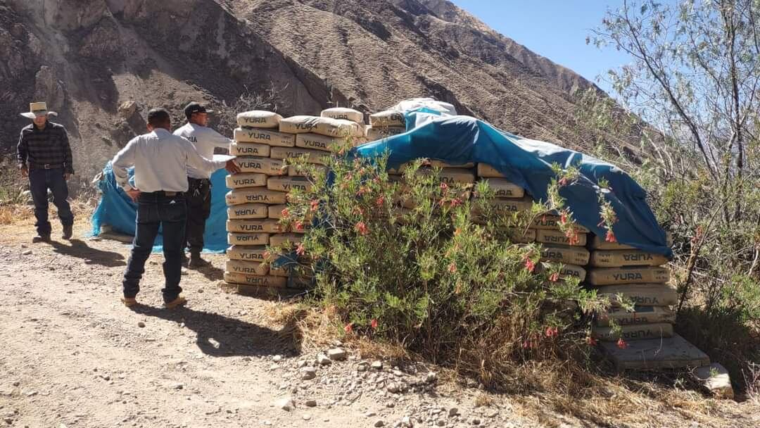 Bolsas de cemento para obra. Foto: Cortesía.