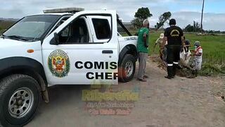 Encuentran cadáver de obrero en una poza en la provincia de Chepén 