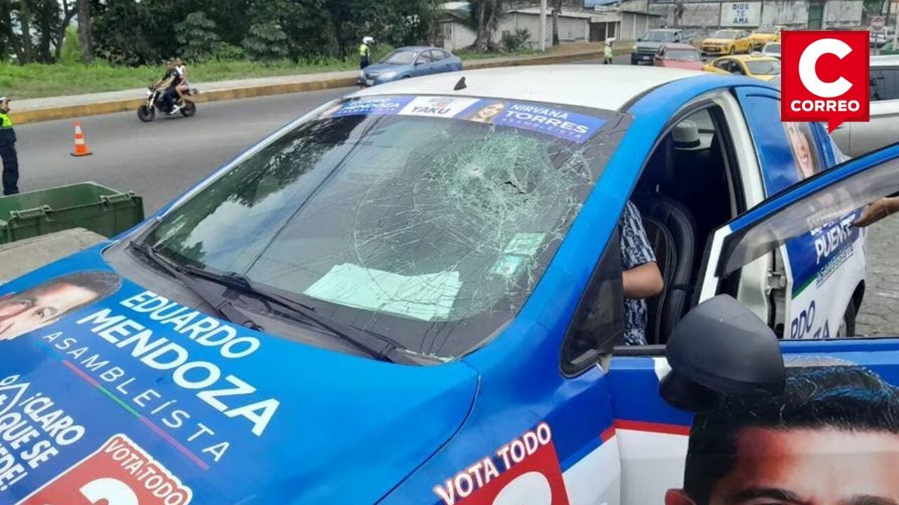 Ecuador: atacan a balazos a Estefany Puente, candidata al Parlamento. (Foto: El Universo)