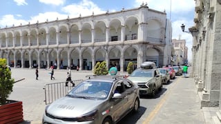 Este viernes debaten ingreso libre de taxis formales al Centro Histórico de Arequipa