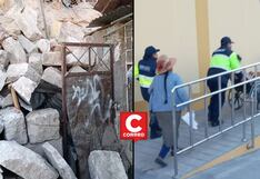 Arequipa: Dos jóvenes salvaron de morir en derrumbe de muro en una vivienda de Cayma (VIDEO)