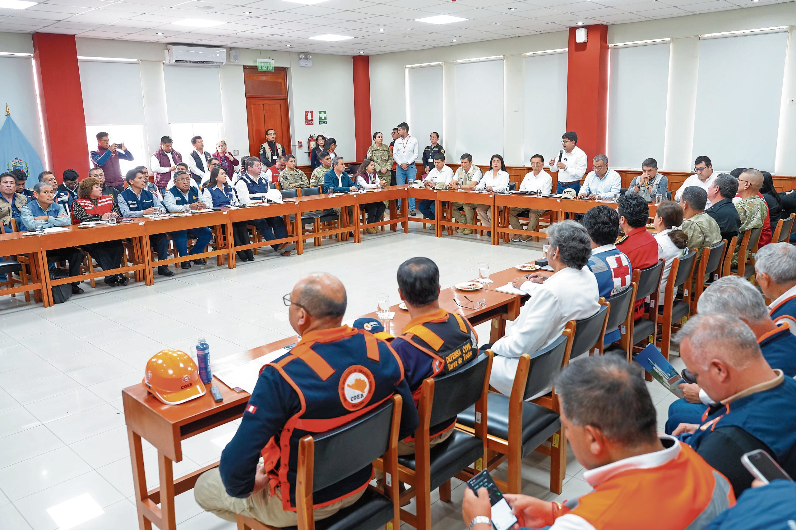 Gobierno Regional de Arequipa (GRA) presentó cifras ante el Ejecutivo. Foto: GRA..