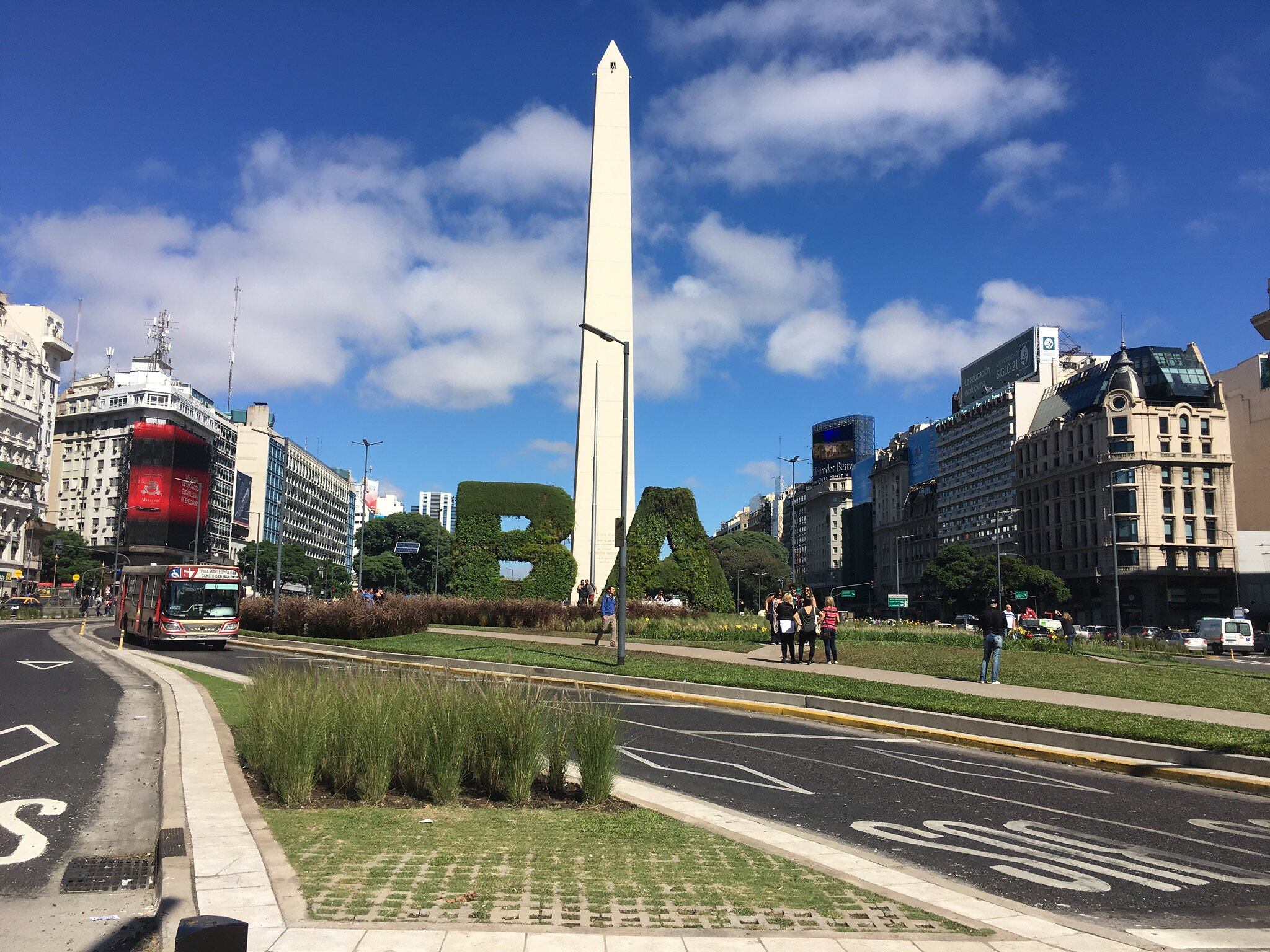 Obelisco de Buenos Aires, Argentina.