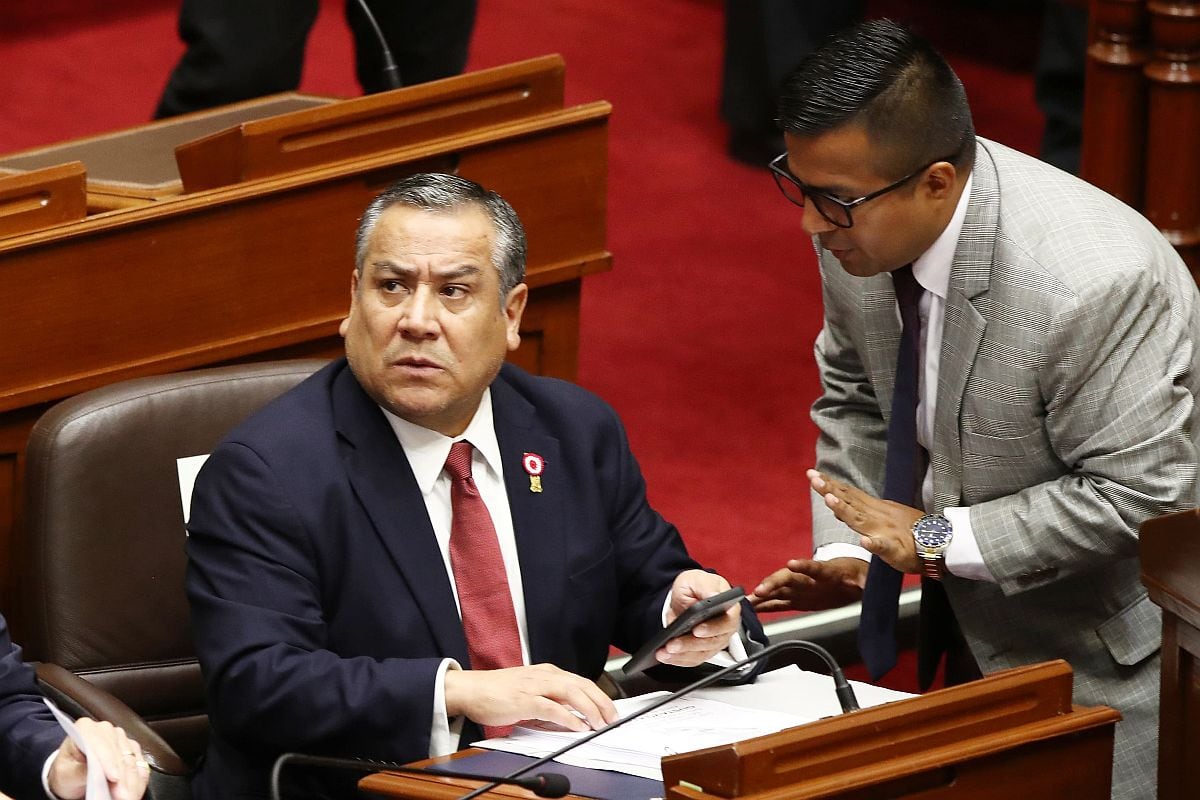 El premier Gustavo Adrianzén pidió el voto de confianza al Congreso. (Foto: GEC)