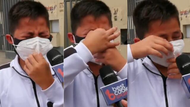 Niño rompe en llanto porque Yotún lo saludó: “Primera vez que vengo a Lima” (VIDEO)