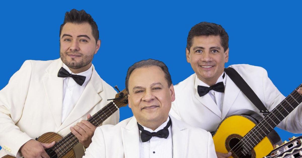 José Carlos Reyes, Gabriel 'Gaby' Vargas y Miguel Ángel Pardo integran el trío Los Panchos. (Foto: Rosa Artezan)