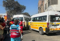 Trujillo: Cuádruple choque deja cinco personas heridas