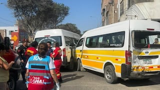 Trujillo: Cuádruple choque deja cinco personas heridas