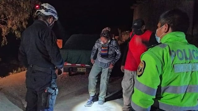 Rescatan a pareja de esposos perdidos en las cataratas de Sogay, en Arequipa