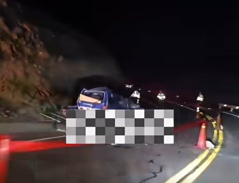 Cuatro muertos y un herido en choque entre camión y taxi en la Panamericana Sur (Foto: Difusión)