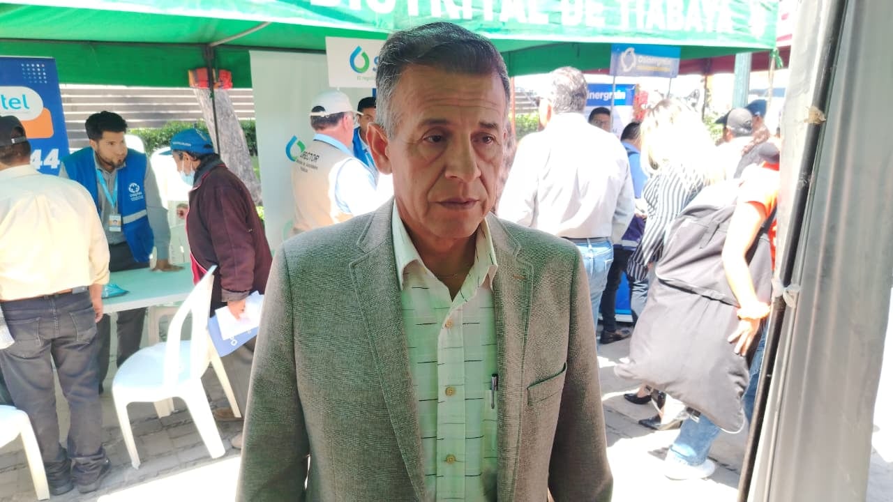 Hardin Abril Velarde, alcalde distrital de Uchumayo. (Foto: Álvaro Figueroa/@photo.gec)